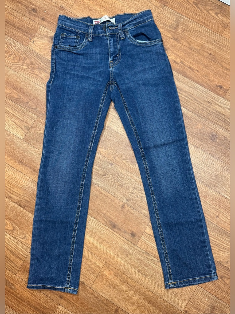 Levi's 511 Boys Skinny Denim Jeans Blue Medium Wash 8REG 24x25 [MWJ]